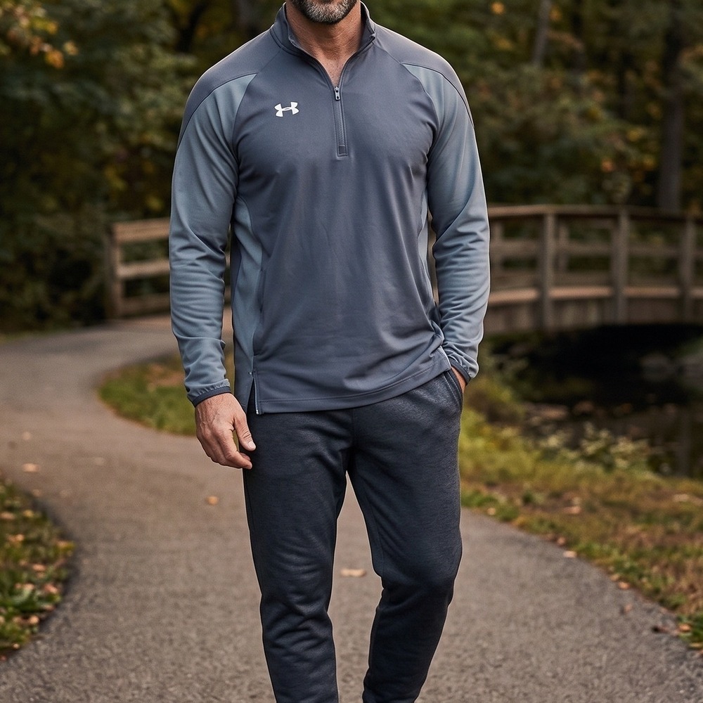 Under Armour 1/4 Zip Pullover Mens XL Activewear Performance Golf Windbreaker